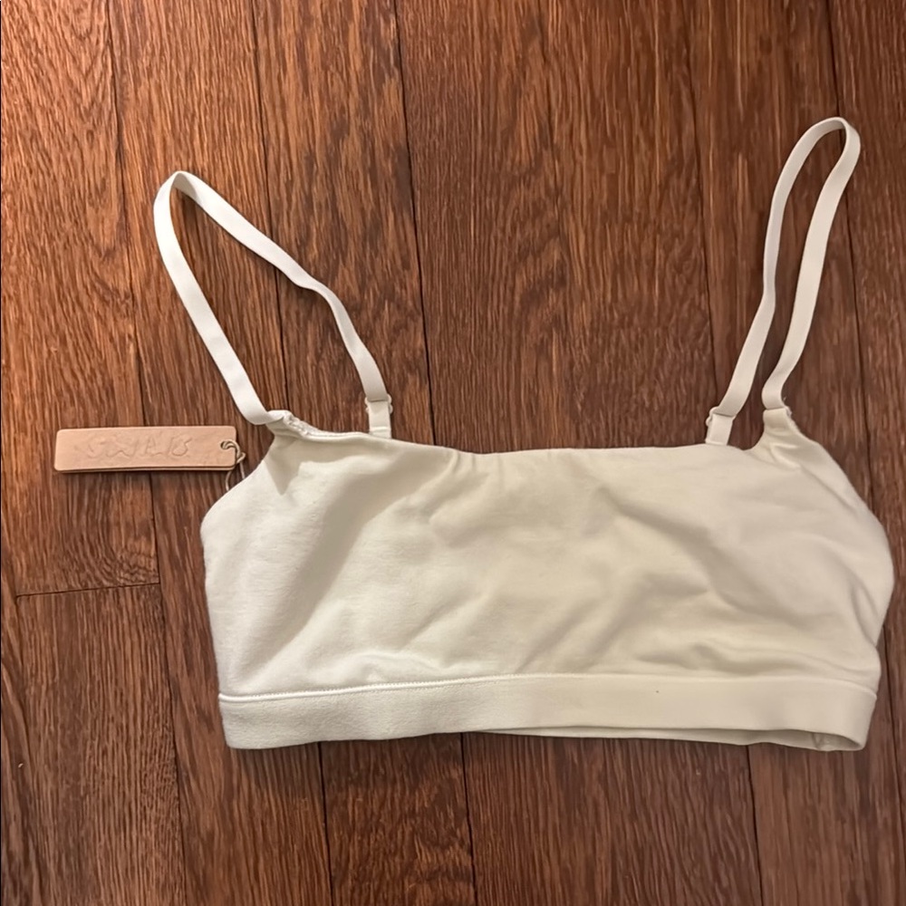 White Bandeau Bralette